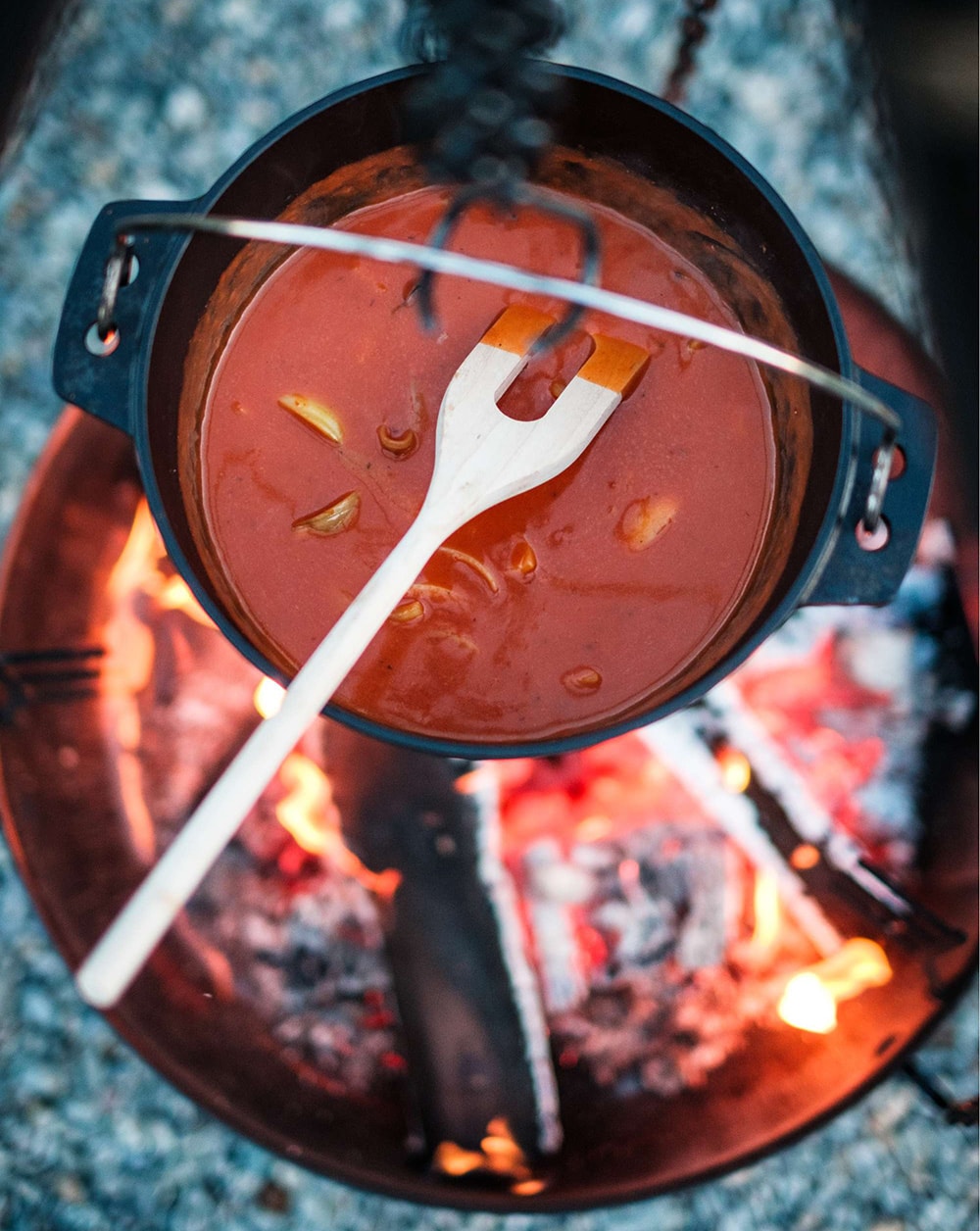 Espegard Bålpanna Glo  60 Grillar & Pizzaugnar miljöbild